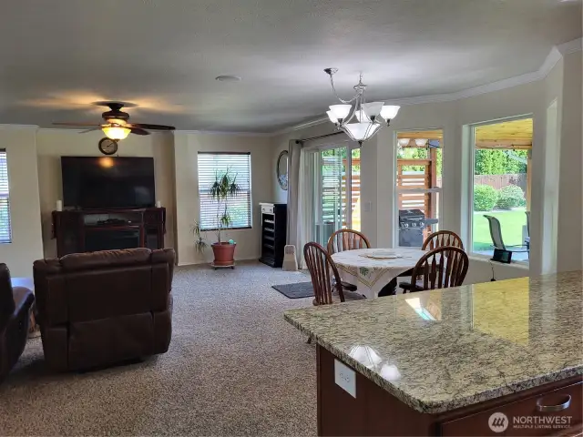 Great Room LR, Dining, Kitchen