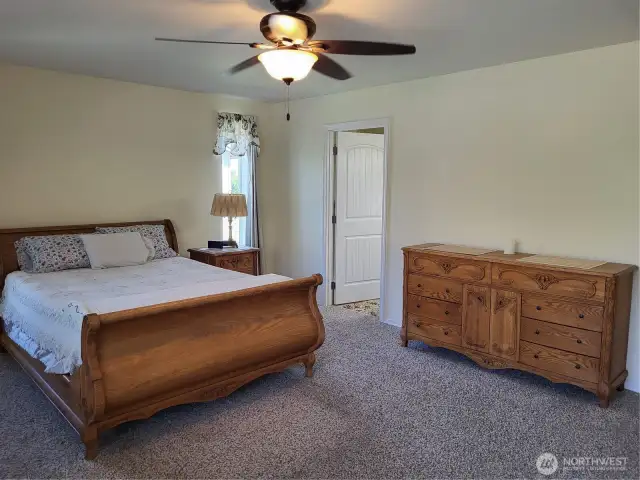 Spacious Upstairs Primary Bedroom
