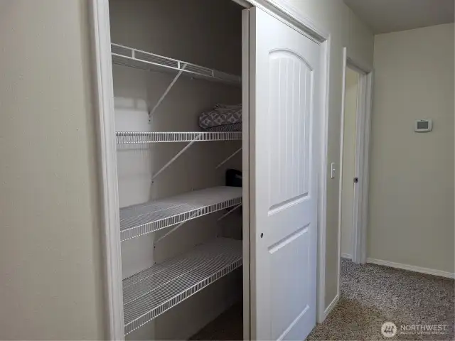 Double Hallway Storage Closet with Organizer System