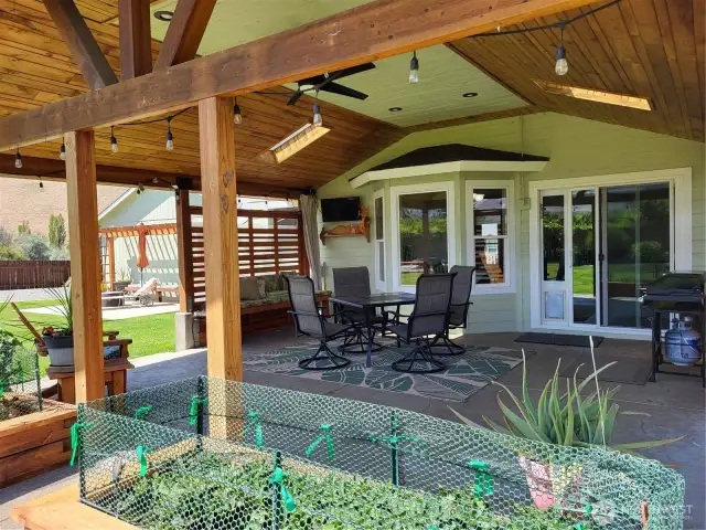 Attached Patio; New Ceiling Fan/Light & Mounted TV