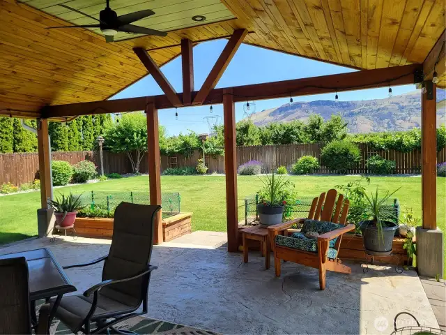 View from Covered Attached Patio