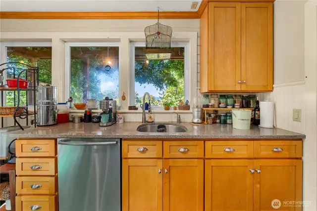 Main floor kitchen.
