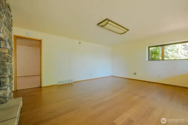 Lower living area