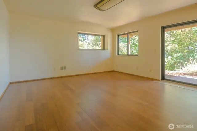 Lower living area