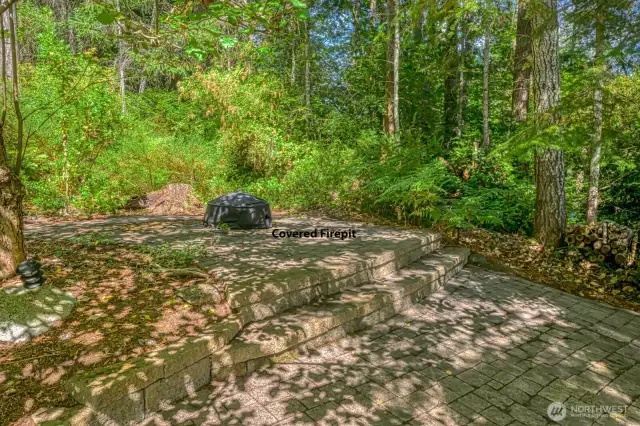 Front yard fire pit