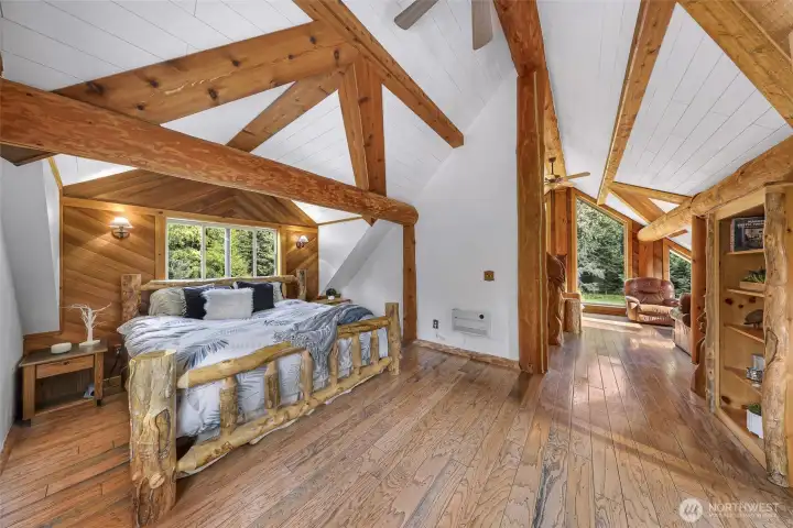 Upper primary bedroom loft