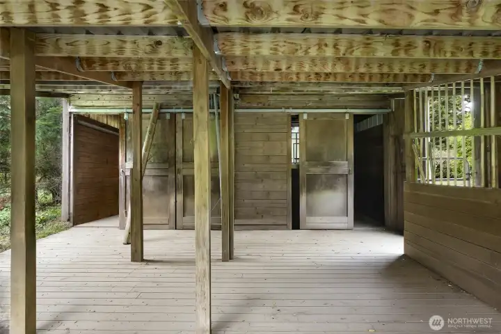 With extra covered space