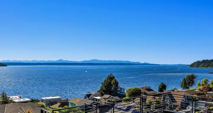 Stunning sweeping views from the rooftop deck.