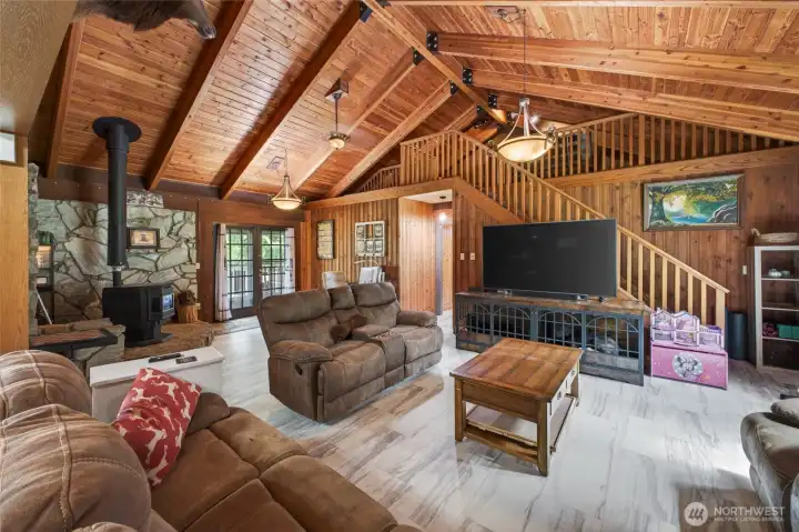 Living Room w/ office