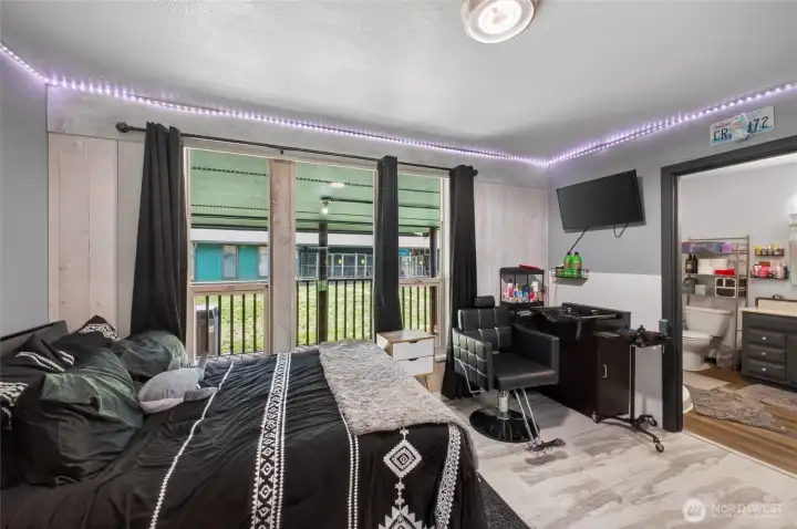 Secondary Primary Suite w/ mini salon