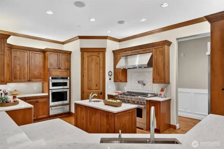 Fantastically remodeled Kitchen is the heart of this home