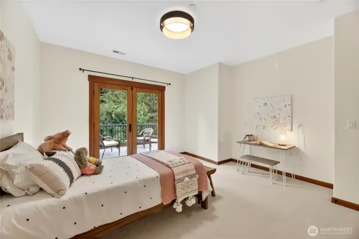 Bedroom 3 - Ensuite Bath and Walk-In Closet plus access to the Sun Deck.