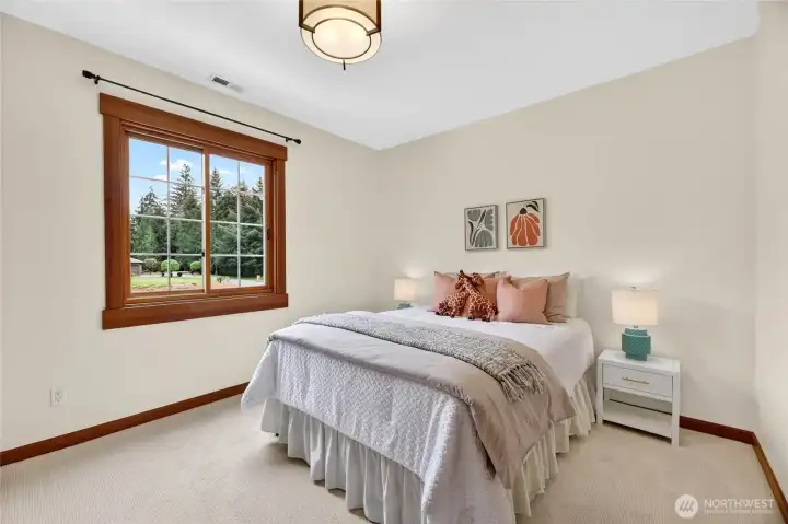 Bedroom 4 - this pretty room has view of the English Garden