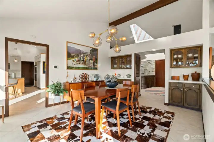 Formal dining area.