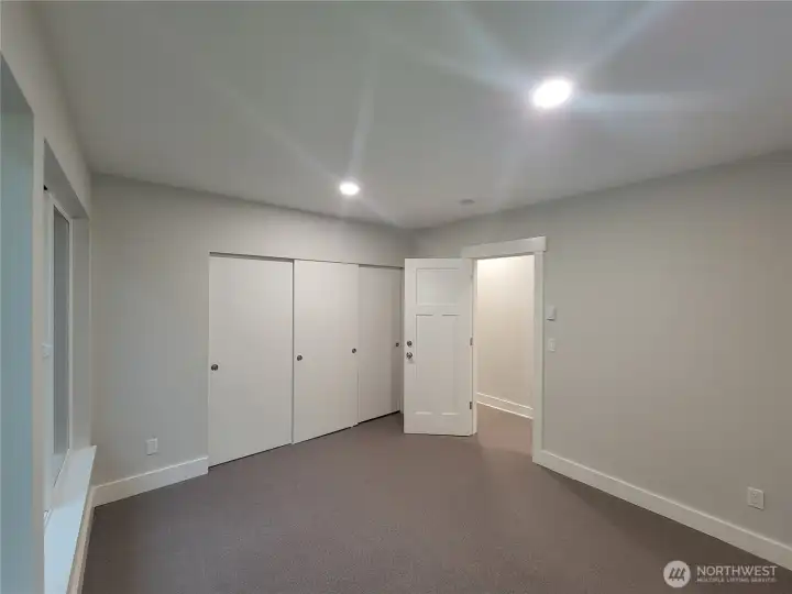 Unit A- one of 2 spacious bedrooms...