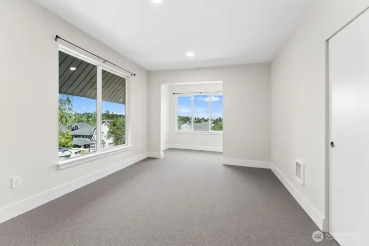 3rd level bedroom with views!