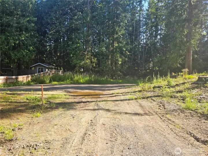 From interior of property looking out to driveway
