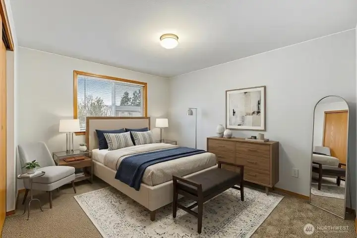 bedroom 2 virtually staged
