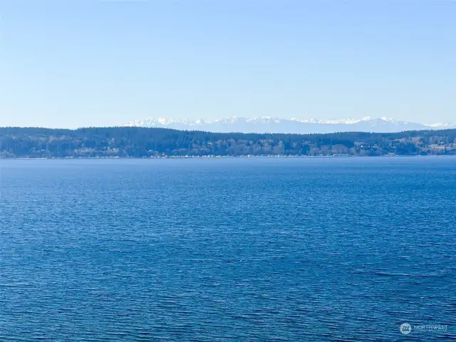 Views of Whidbey Island, Saratoga Passage and the Olympic Mountains!
