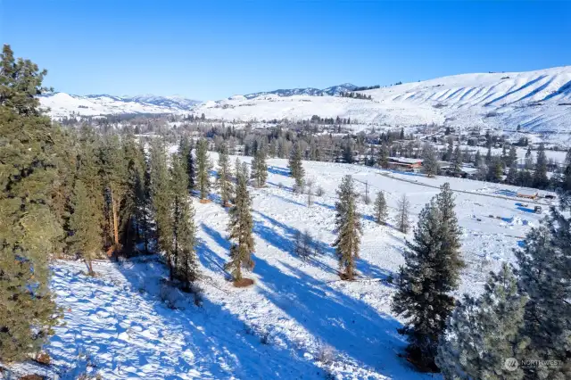 Amazing views of the Methow Valley.