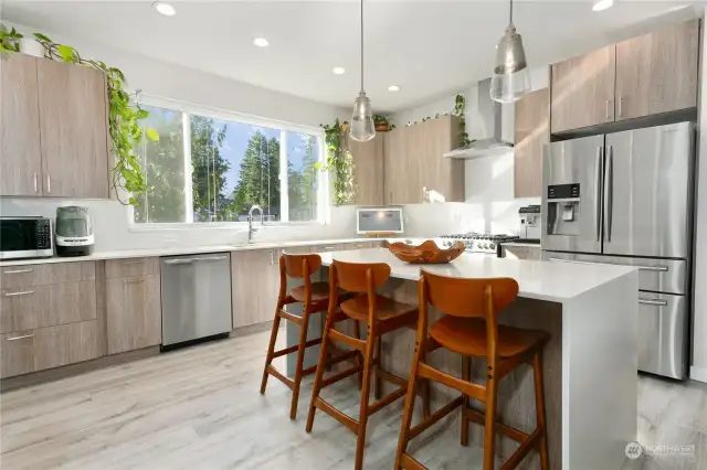 Modern kitchen (main floor)