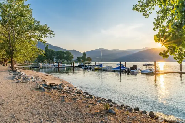 Multiple docks, marina, and buoys for your jet skis and boats.