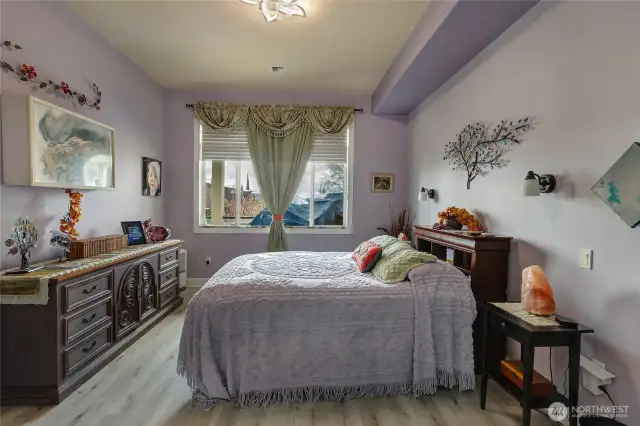 Nice-sized Primary BR large enough for King-Sized bed and night stands and dresser.