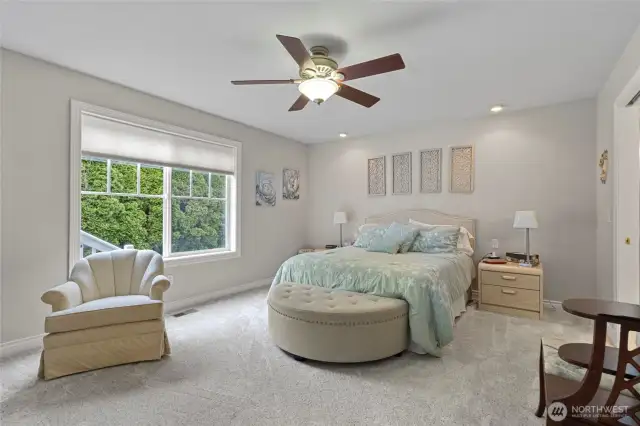 Large primary bedroom