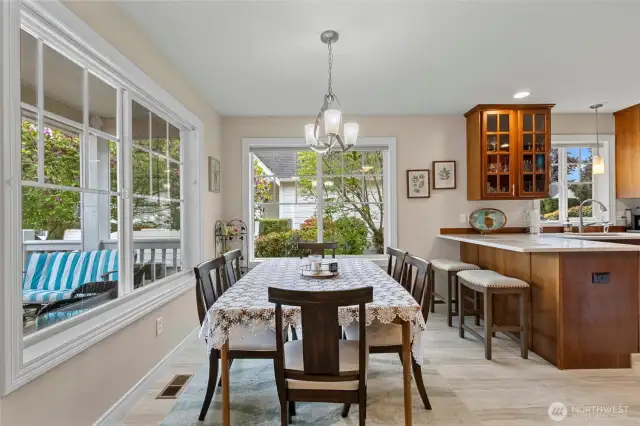 Lovely dining area