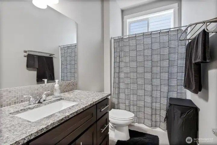 Full bathroom on main floor