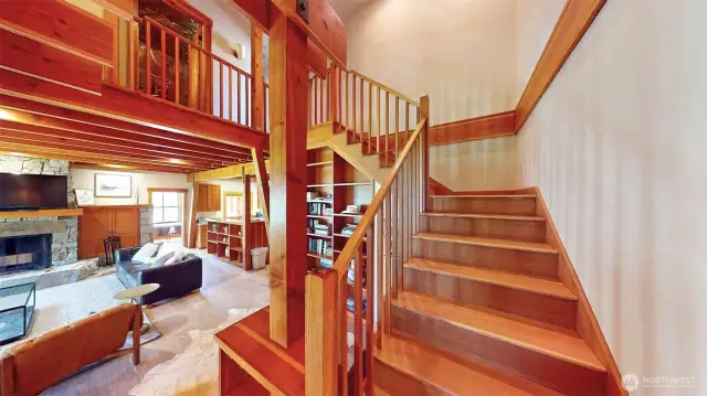 Main house stairway