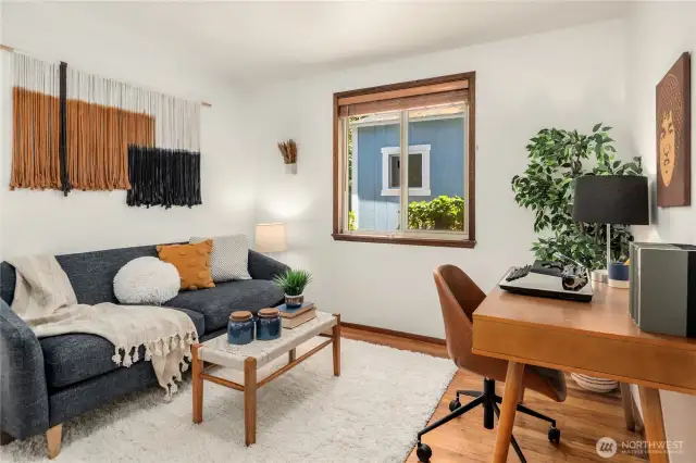 BEDROOM #2 STAGED AS AN OFFICE