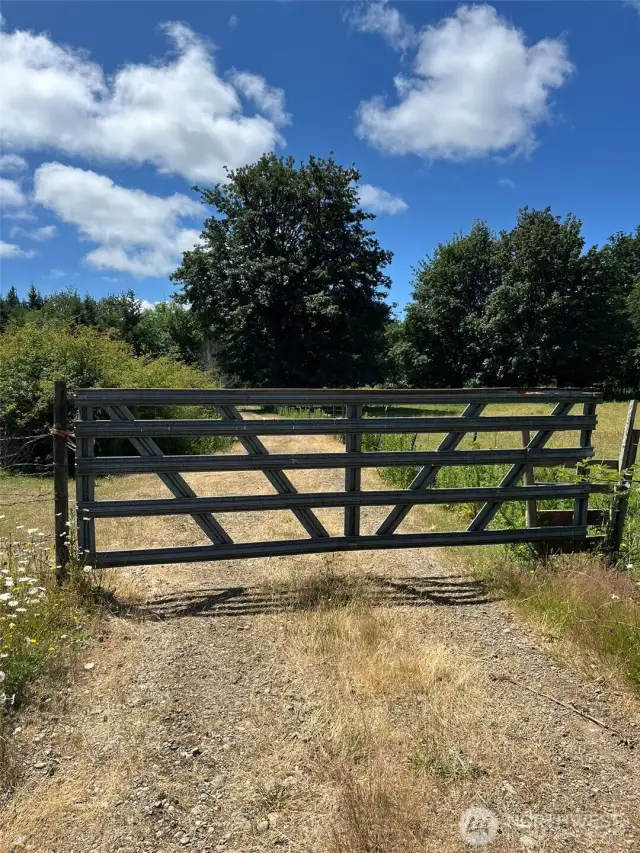 One of two gates at this entrance.