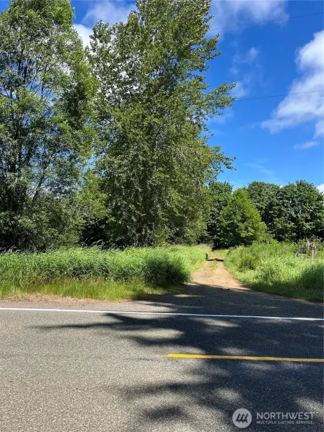 Entrance to area north of Cougar Smith Road.
