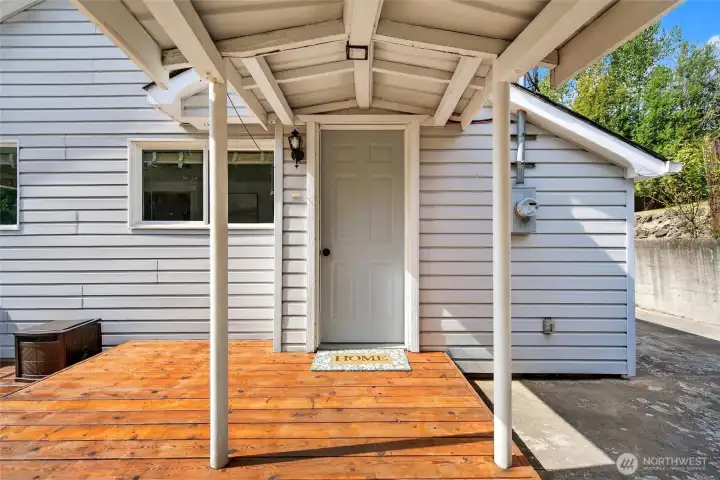 Covered entrance