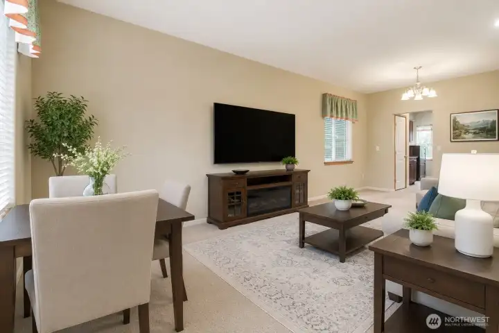 Entrance living room virtual