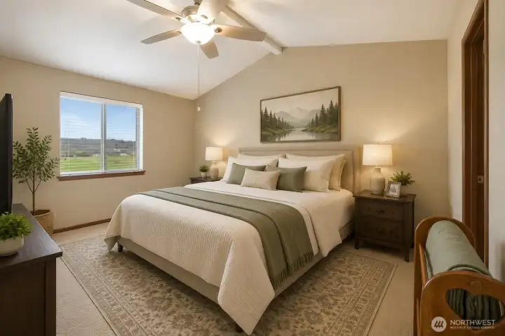 Master bedroom virtual
