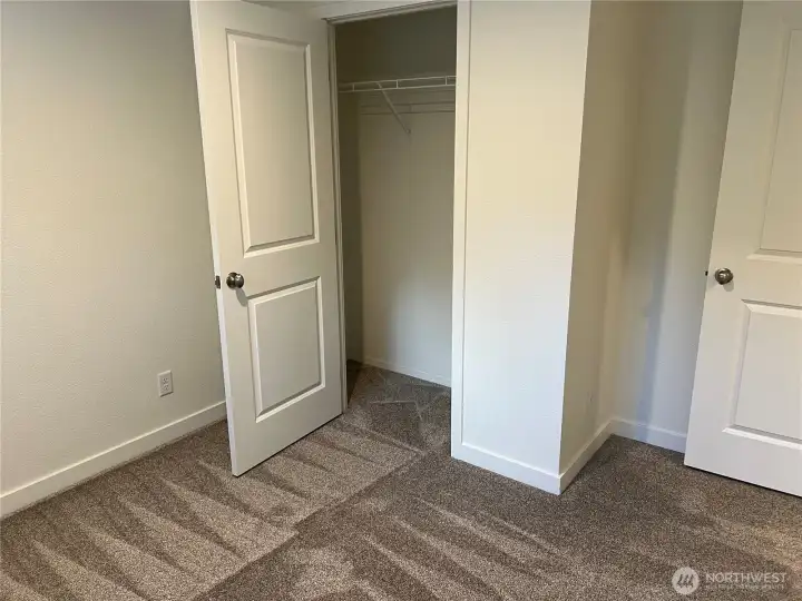 Second bedroom closet area.