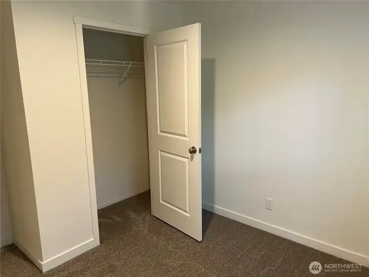 Third bedroom closet area.