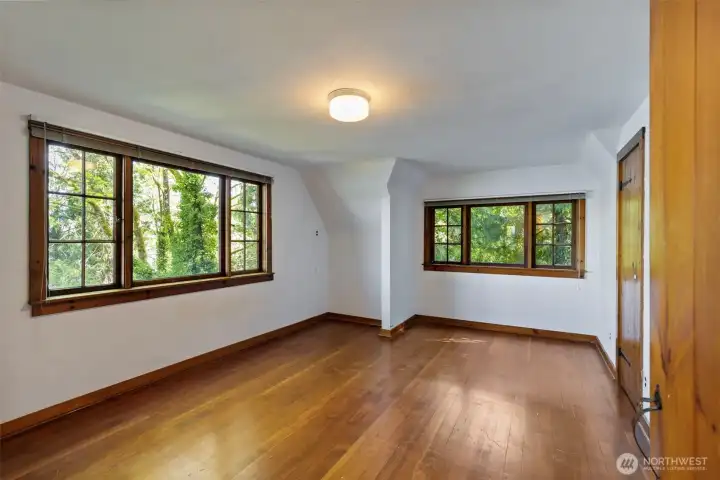Primary bedroom with water view