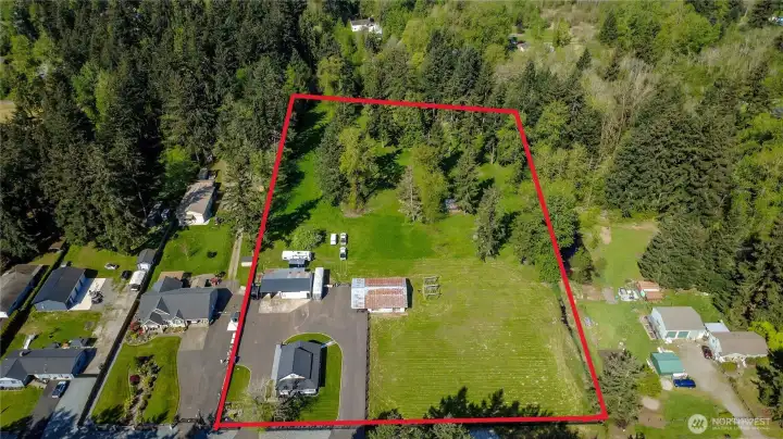 Redlines are estimated and not true to property lines