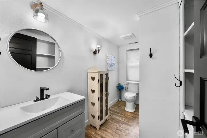 Full guest bath located off second bedroom