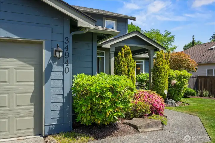 Walkway to the front door