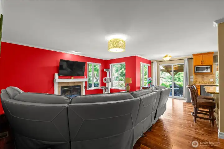 Large family room