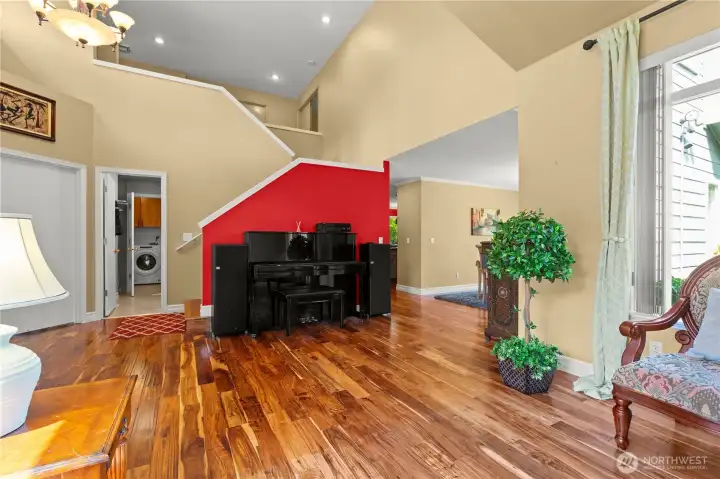 Inviting, bright living spaces