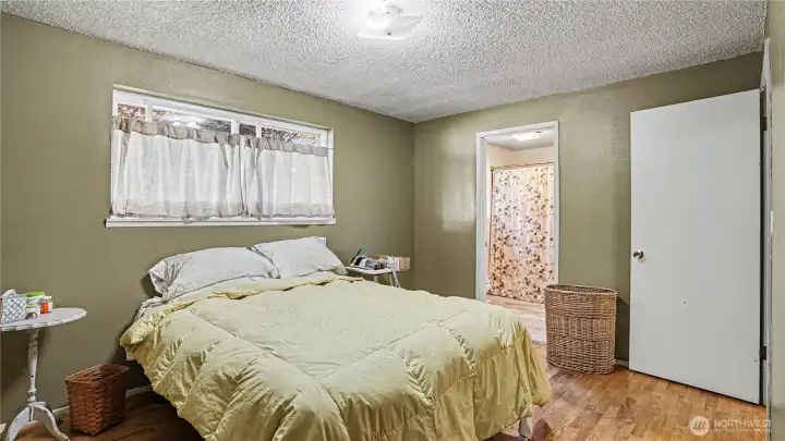 Primary bedroom with access to full bathroom