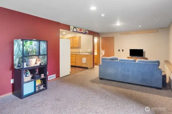 lower unit living room