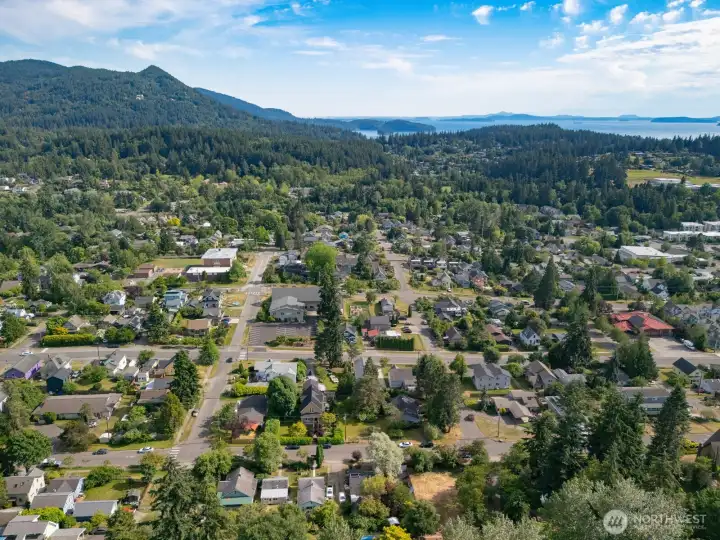 Looking south toward the Chuckanut Mountains filled with trails for horses, bikes, hikers and enjoying.
