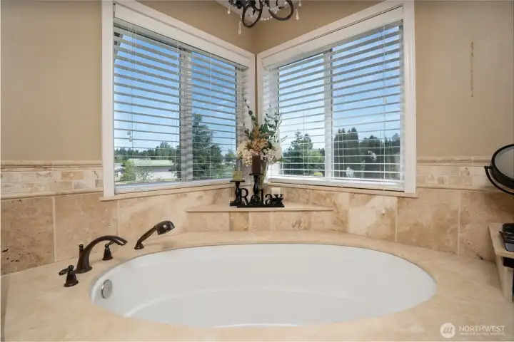 Wow!! Imagine the soaking and relaxing that you get to experience in your luxurious primary bathroom retreat.