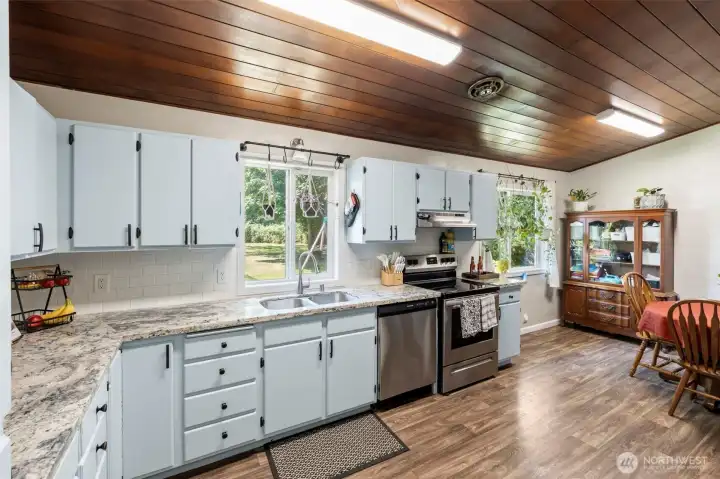 Ample counter space for all your cooking